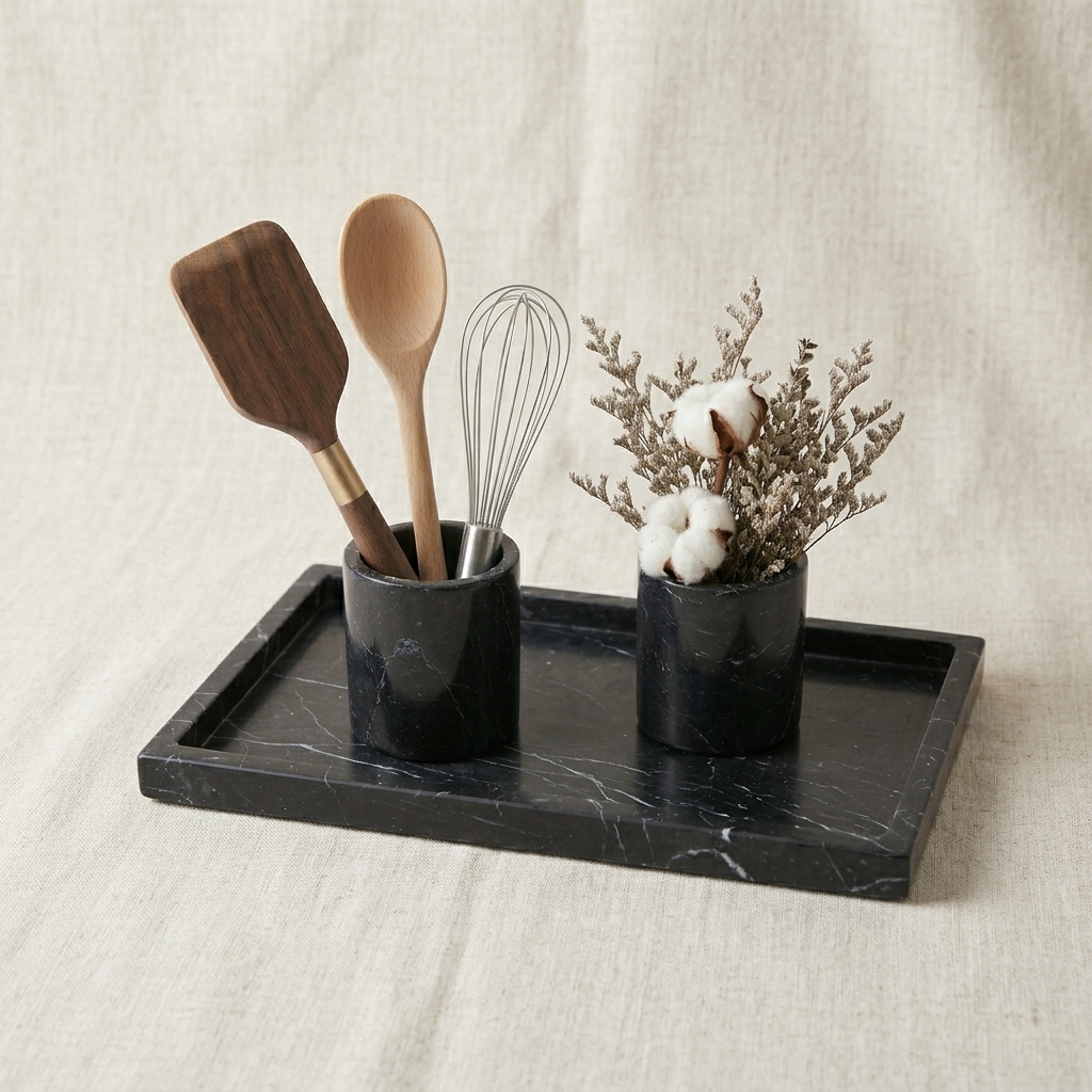 Kitchen utensils set of 3 - Black