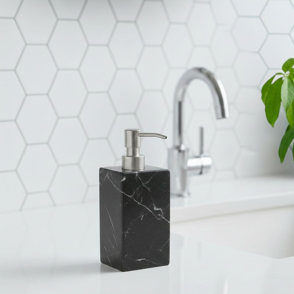 Rectangular Soap dispenser - Black