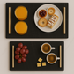 Set of 2 trays - Black x Gold