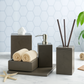 Bathroom set 5 pieces - Brown