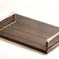 Brown tray gold handles (Three sizes available)
