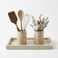 Kitchen utensils set of 3 - Beige