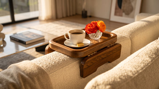 Sofa arm tray