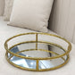 Round mirror tray