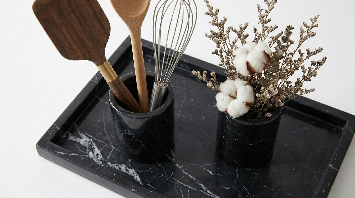 Kitchen utensils set of 3 - Black