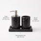 Bathroom set 3 pieces - Black