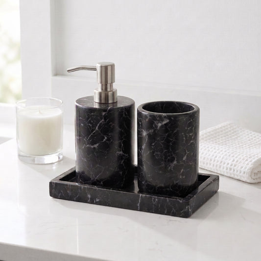 Bathroom set 3 pieces - Black