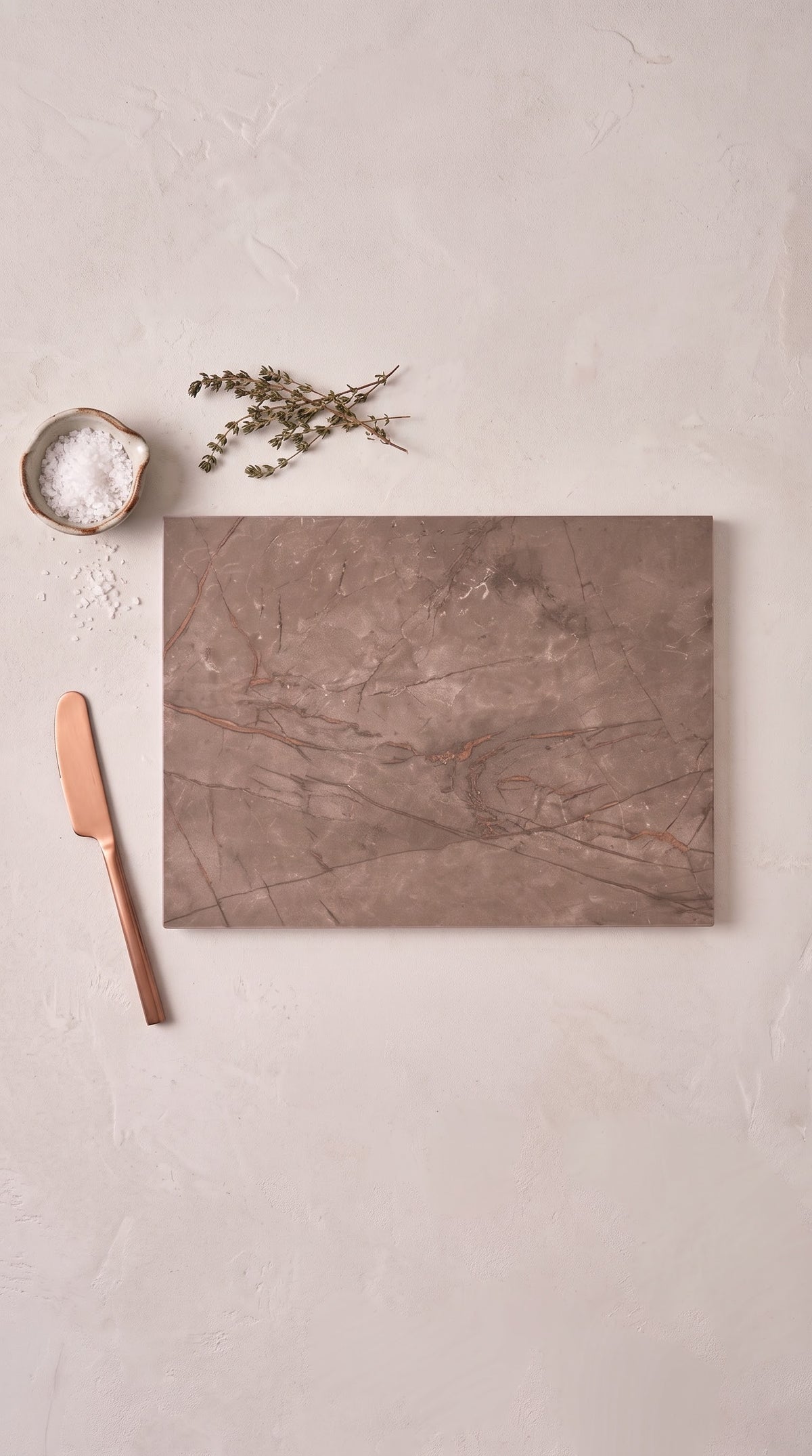 Greyish brown platter