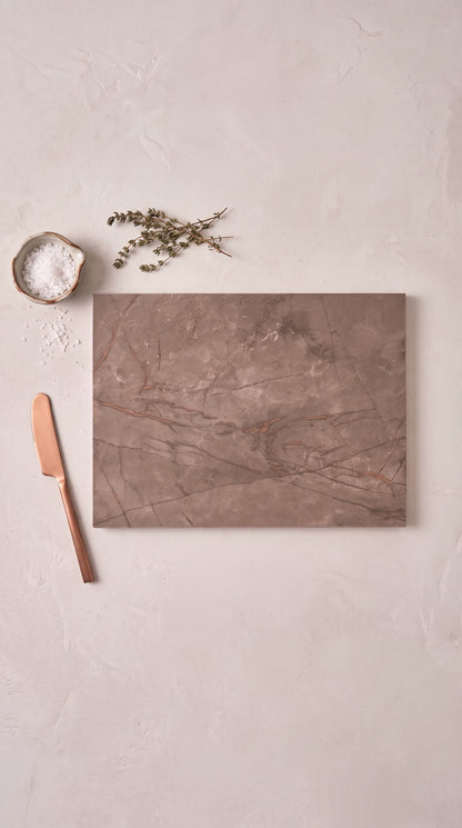 Greyish brown platter