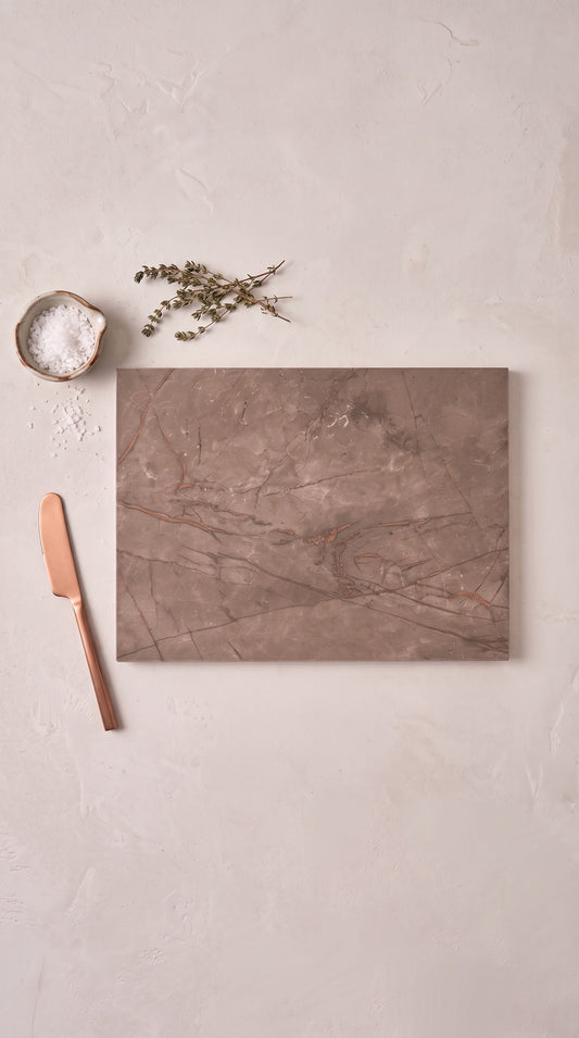 Greyish brown platter