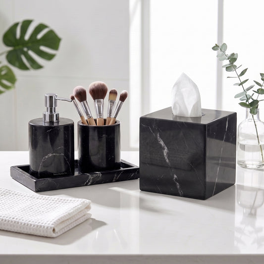 Bathroom set 4 pieces - Black