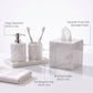 Bathroom set 4 pieces - White