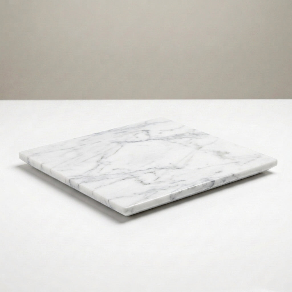 Squared platter - White