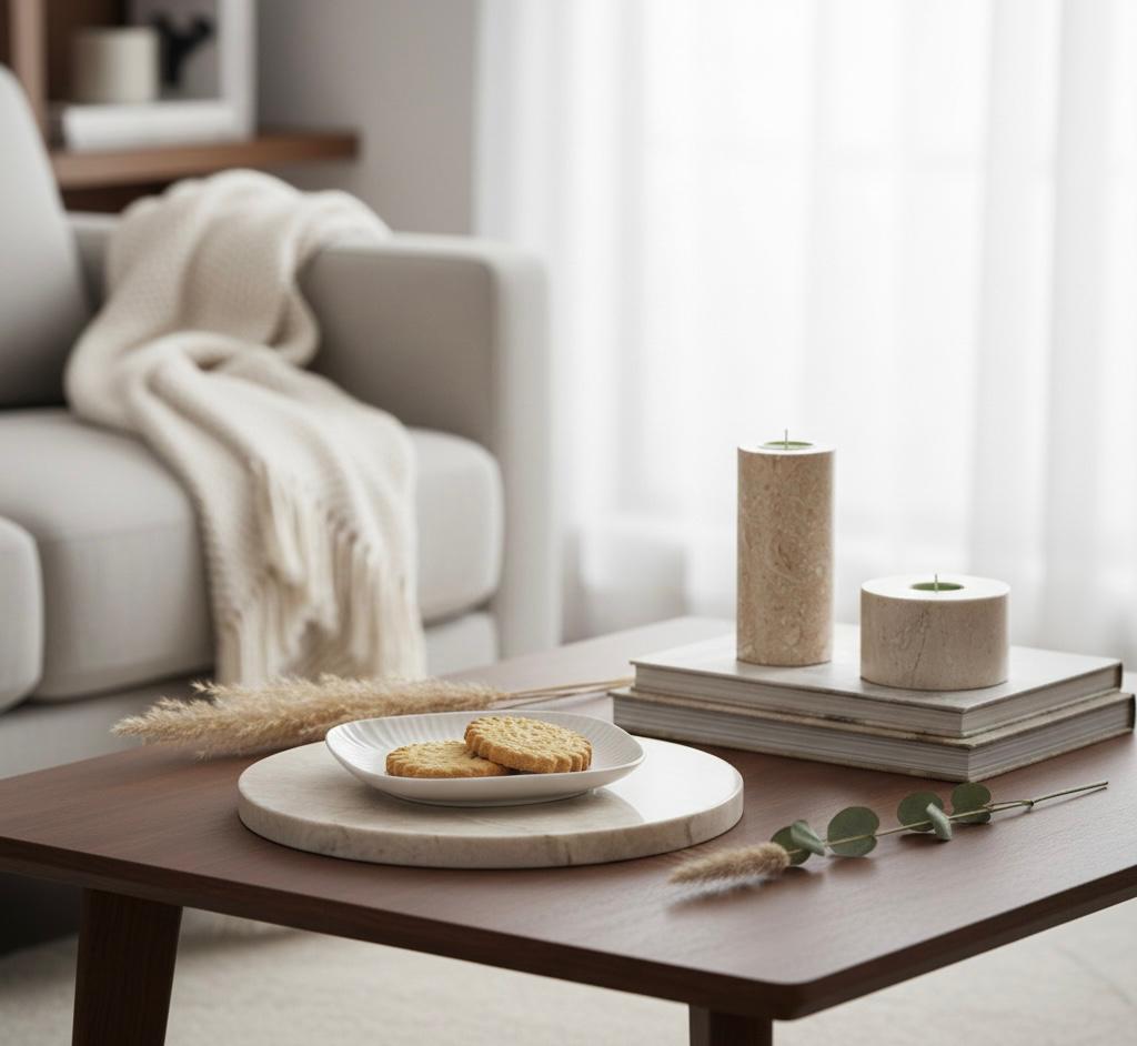 The signature marble duo set