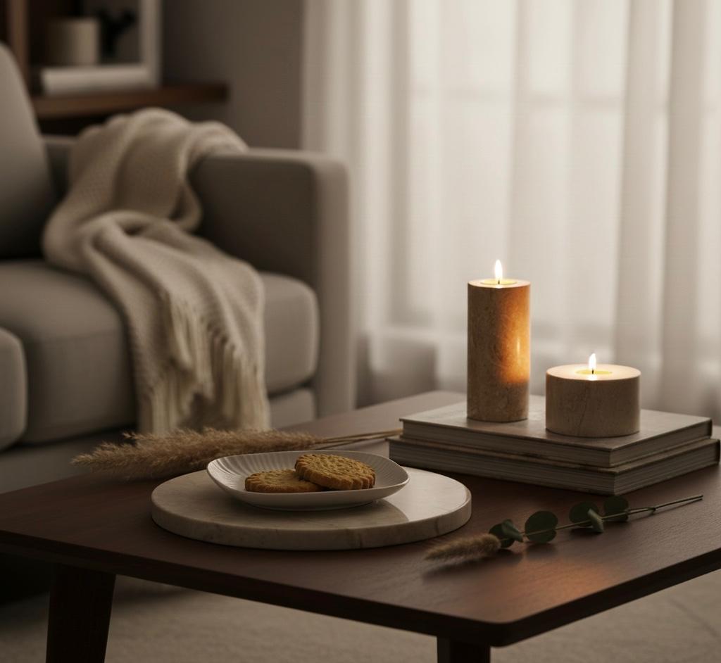 The signature marble duo set