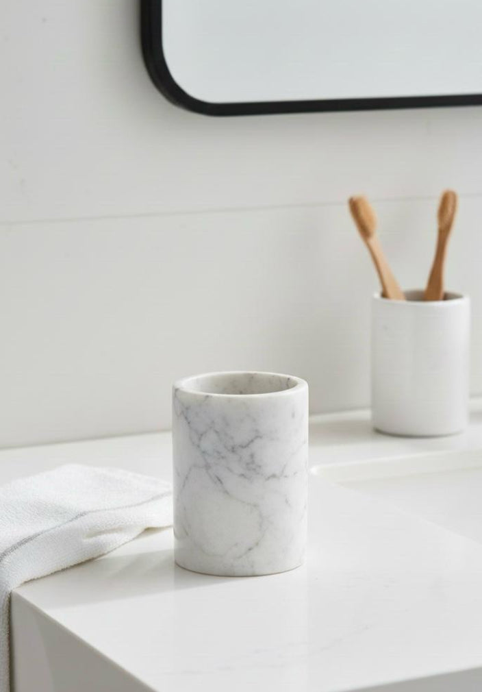 Round Brushes holder - White