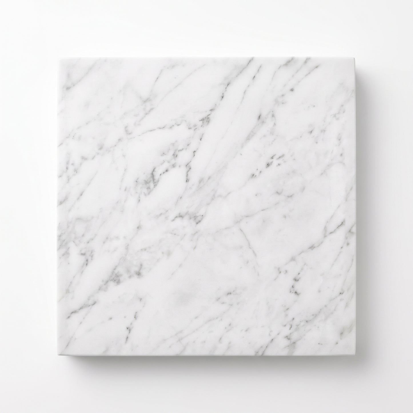 Squared platter - White