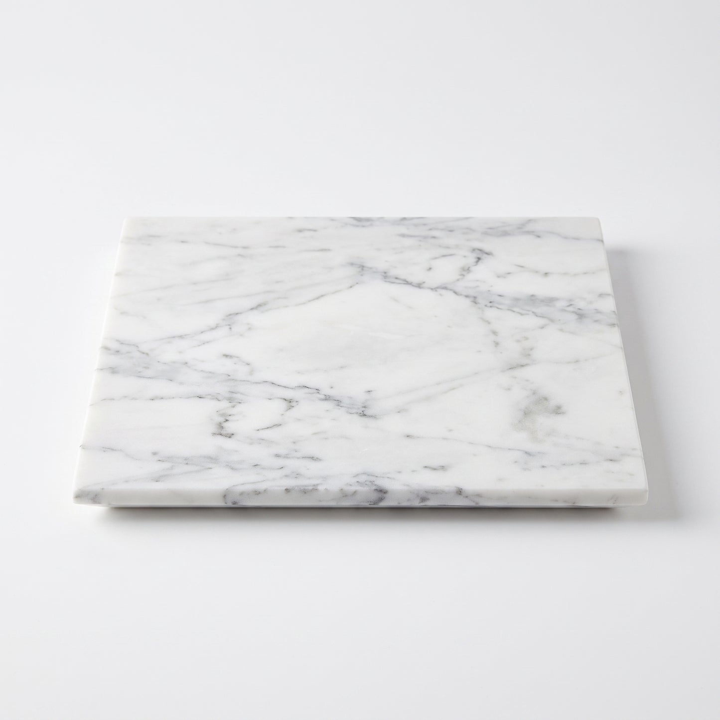 Squared platter - White