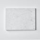 Marble rectangular platter - White