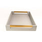 Beige Leather tray