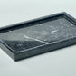 Marble rectangular tray - Black