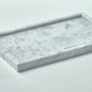 Marble rectangular tray - White