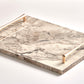 Off-white tray gold handles (Three sizes available)