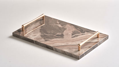 Beige tray gold handles (Three sizes available)