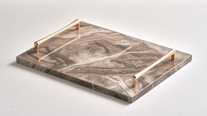 Beige tray gold handles (Three sizes available)