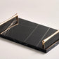 Black tray gold handles (Three sizes available)