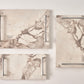 Off-white tray silver handles (Three sizes available)